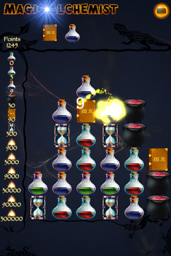 Magic Alchemist für iOS Spiel